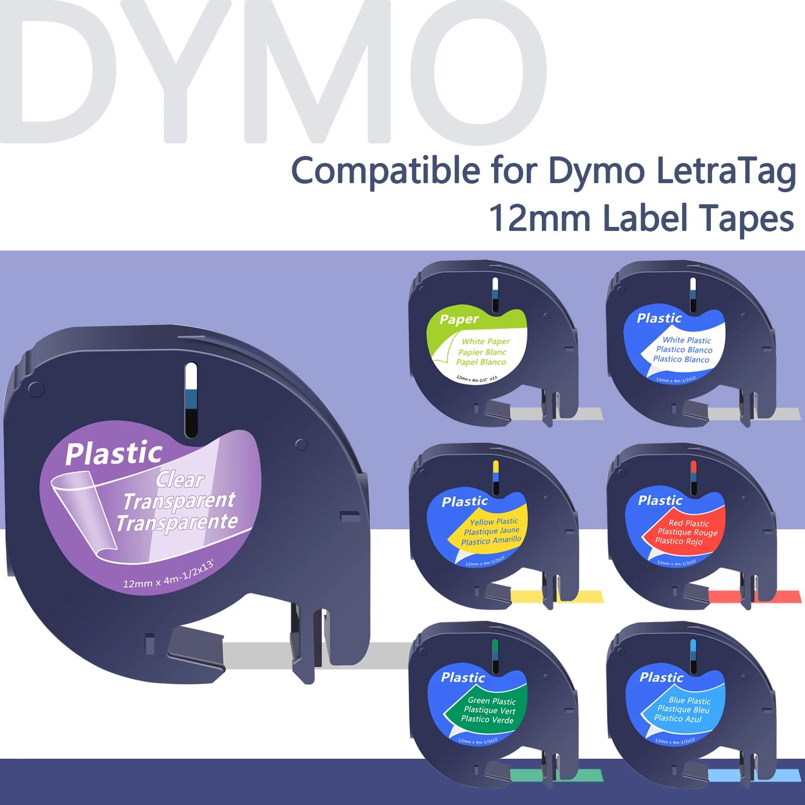 Dymo Letratag ȣȯ 91201 12267, 12mm 91331 öƽ  , LetraTag LT-100H 200B QX50  Ŀ ȭƮ 